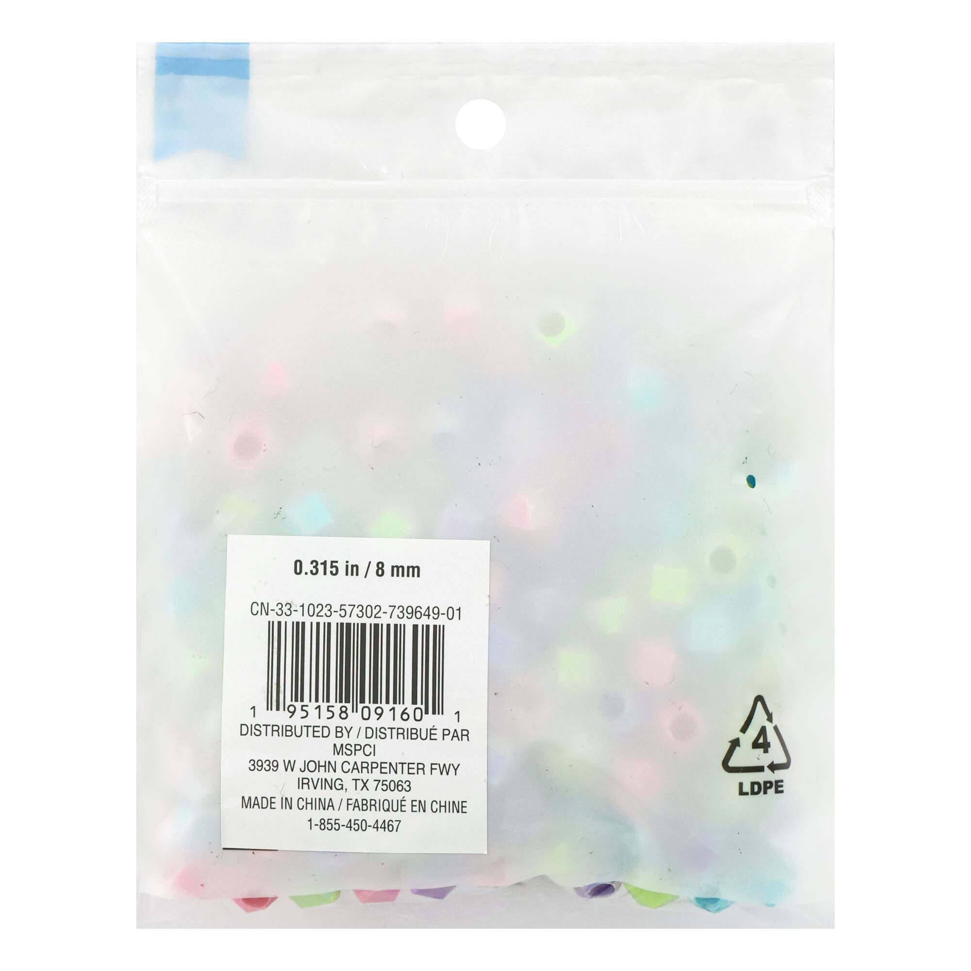 8mm Pastel Mix Faceted Beads, 200ct. by Creatology™